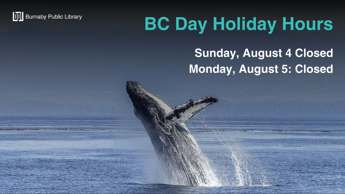 Burnaby Public Library tweet media