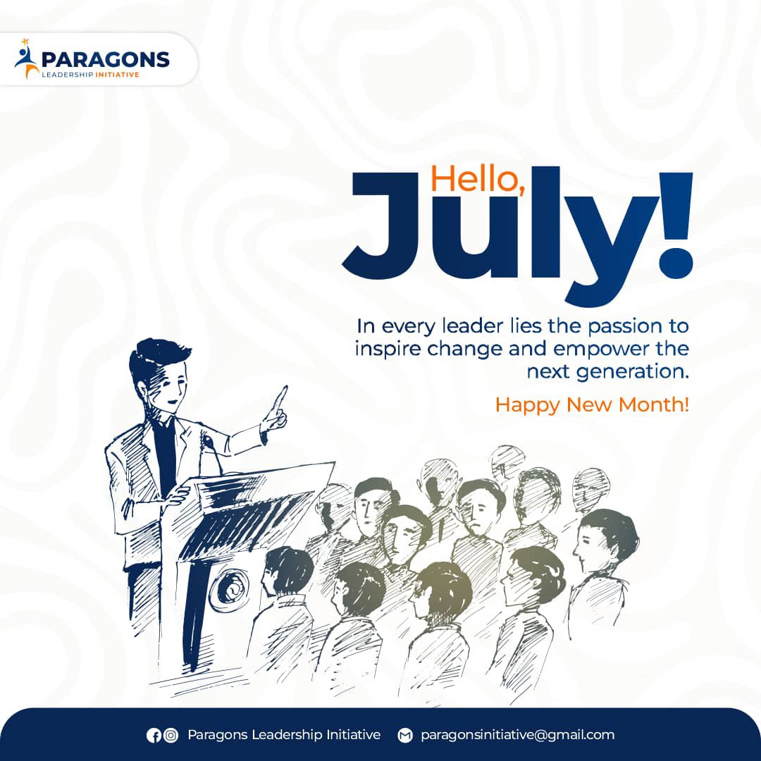This month, let's shine a light on the young ones who are aspiring to be leaders and make a positive impact on their communities. 

#July #HappyNewMonth #Leadership #ParagonsLeadershipInitiative #PLI
