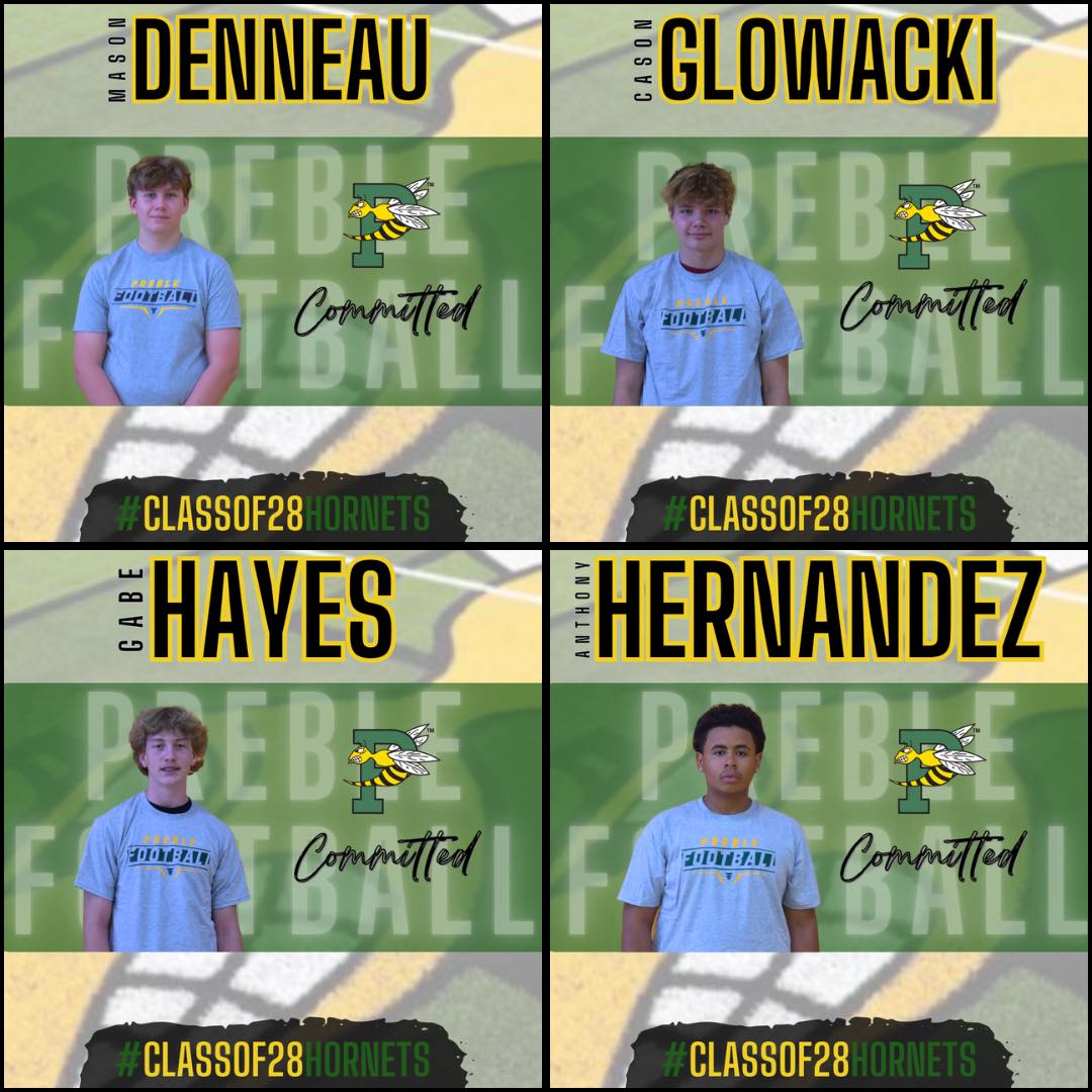 PrebleFootball's tweet image. 🏈We welcomed our incoming Freshmen at the first contact day last week.  Looking forward to cheering these guys on this season! GO HORNETS! (post 1 of 2)