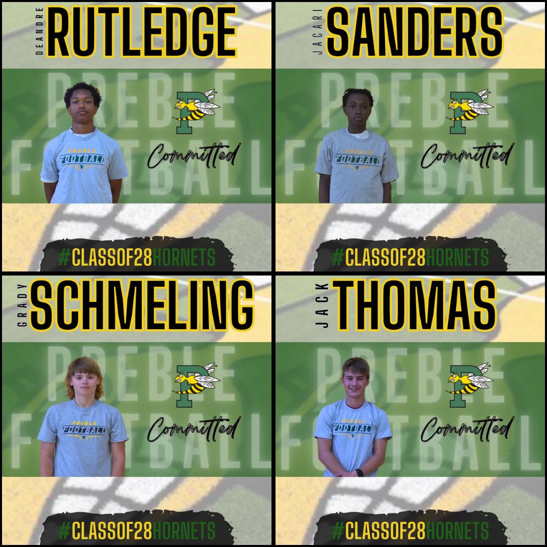 PrebleFootball's tweet image. 🏈We welcomed our incoming Freshmen at the first contact day last week.  Looking forward to cheering these guys on this season! GO HORNETS! (post 2 of 2)