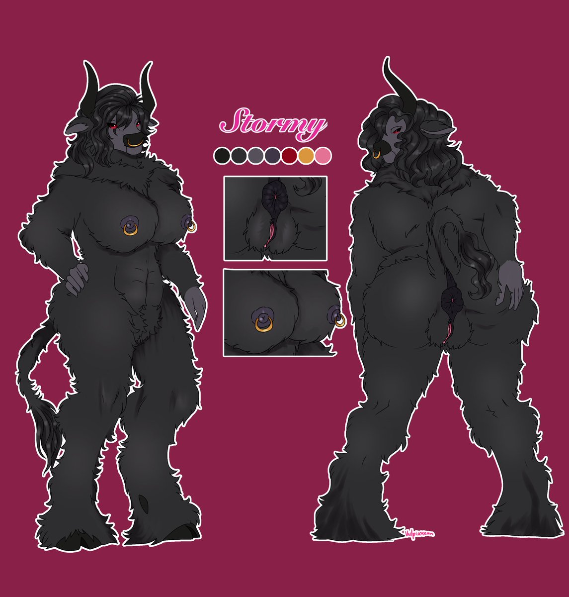 vulpixxeon's tweet photo. Two more finished reference sheets! 

#furryart #artist #nsfw #yiff #commissions https://t.co/EYaWtKzI33