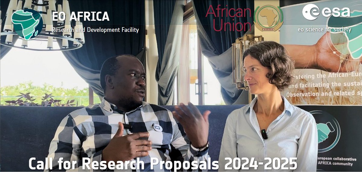EOAfricaRD1's tweet photo. 📢New @EOAfricaRD1 Call 🔊:

👉🏽What:  proposals to develop innovative, #opensource #EO algorithms &amp; applications to tackle #African🌍challenges on #water 🚰 and #foodsecurity 🌽 
👉🏽Who: #African-#European tandems 
👉🏽When: 🗓️Deadline Sep 20, 2024 
👉🏽How:  https://t.co/aMVlo8NDpc https://t.co/UYjCHZCVfg