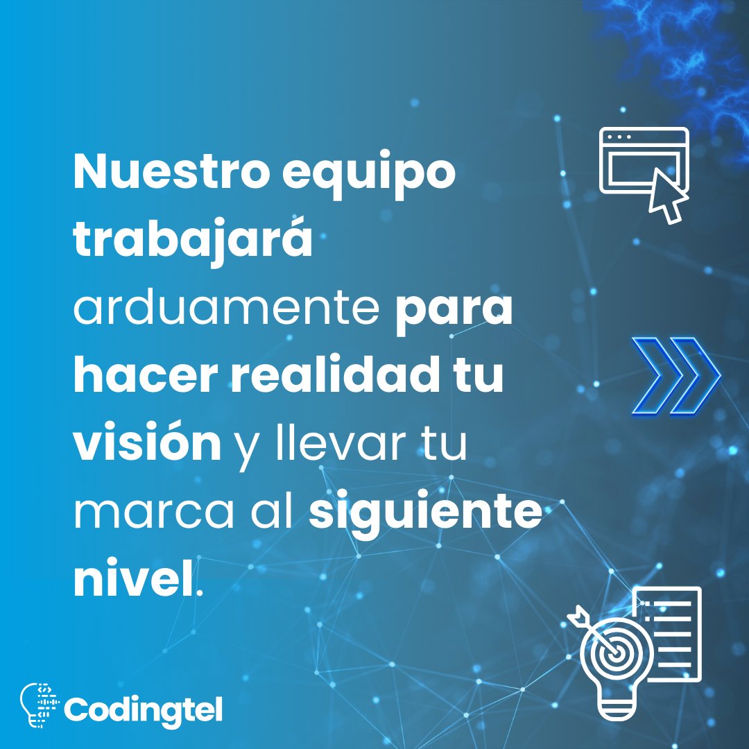 codingtel's tweet image. ¿Listo para llevar tu negocio al siguiente nivel? ¡Creamos la página web perfecta para ti! Contáctanos y formemos el mejor equipo 💫 

#Codingtel #DiseñoWeb #DesarrolloWeb #Desarrollo #WebDesign #Venezuela #PáginaWeb #diseñowebcaracas
#Diseñowebvenezuela