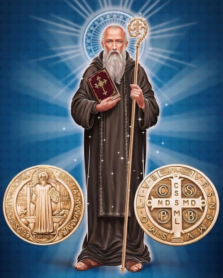 San Benito, protector de los fieles y amigo de los que sufren, te pido hoy en medio de la angustia y la dificultad.

Confío en tu poder y tu bondad para ayudarnos a superar todas las pruebas y obstáculos que nos afligen. 🙏
