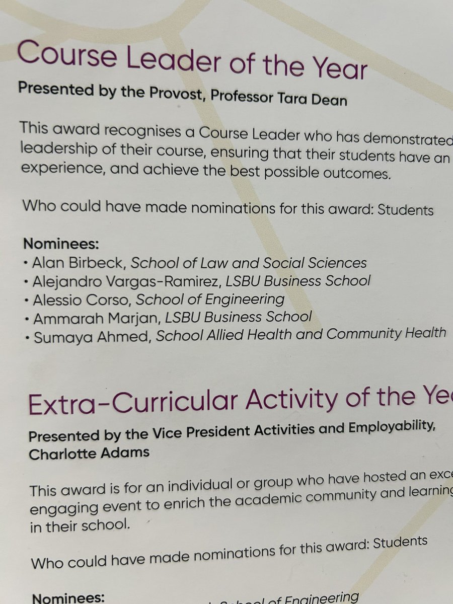 alex kendall (@alexckendall) on Twitter photo So our own <a href="/LSBU_LSS/">School of LSS</a> Alan Birbeck wins <a href="/LSBU/">London South Bank University - LSBU</a> Course Leader of the Year for his work leading our LLB programme, want to see him in action? Come along to our Open Day on Saturday 6th July lsbu.ac.uk/study/study-at… So our own <a href="/LSBU_LSS/">School of LSS</a> Alan Birbeck wins <a href="/LSBU/">London South Bank University - LSBU</a> Course Leader of the Year for his work leading our LLB programme, want to see him in action? Come along to our Open Day on Saturday 6th July lsbu.ac.uk/study/study-at…