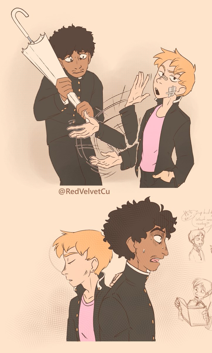 RedVelvetCu's tweet photo. shhh the boys are pinning
#serirei #Mobspycho100 https://t.co/mEMqLgnXYj