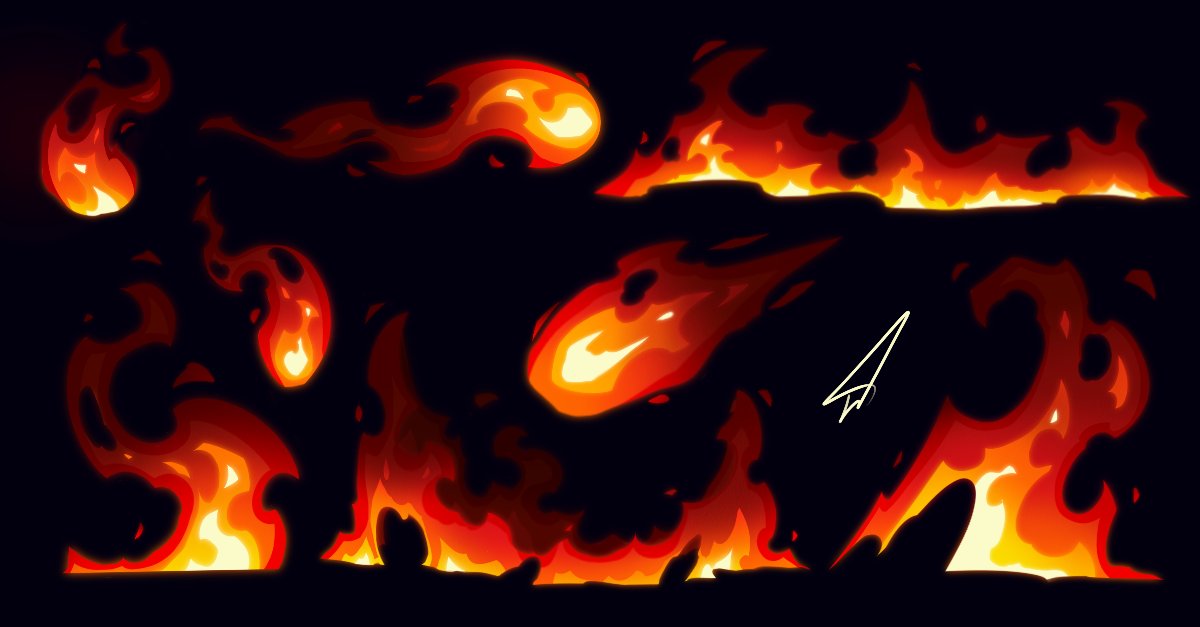 Can't have water drawings without some fire ones to go with it. Some fire experimentations ❤️‍🔥
#vfx #vfxartist #vfxconcept #conceptart #2d #2dart #2dartist #fire #elemental #elementalvfx #illustration #game #games #gameart #gameartist #2dvfx #stylized