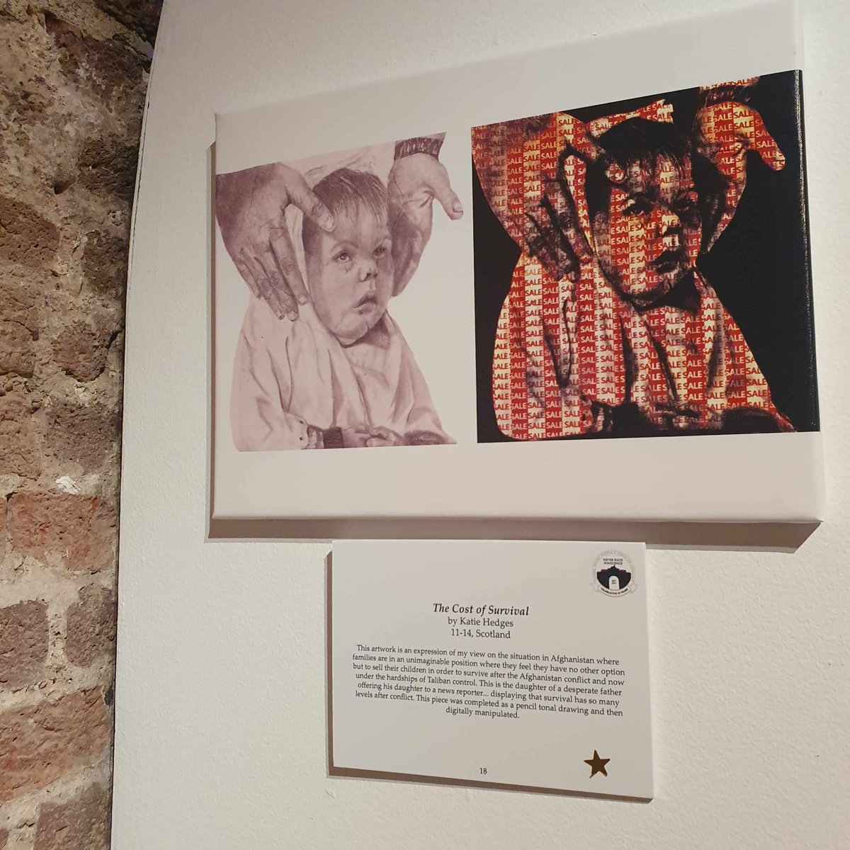 fikatmic's tweet photo. Amazing experience for Katie to be invited down to @RSAinLondon as part of @NeverSuch to see her art work displayed in their Gallery. 
Thank you to those involved that helped to make this happen and for the great opportunity to meet with others from around the 🌍 https://t.co/mv5AUbQMwh