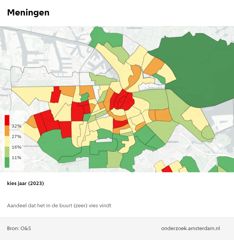 Amsterdam op aandringen van <a href="/GroenLinks020/">GroenLinks Amsterdam</a>  en mijzelf een online kaart gemaakt over (zwerf)afval. De online kaart is mooi maar Amsterdammers vinden de stad te vies. Jammer dat de coalitiepartijen kozen om 8 miljoen ter bestrijding van #zwerfafval voor andere doelen te gebruiken.