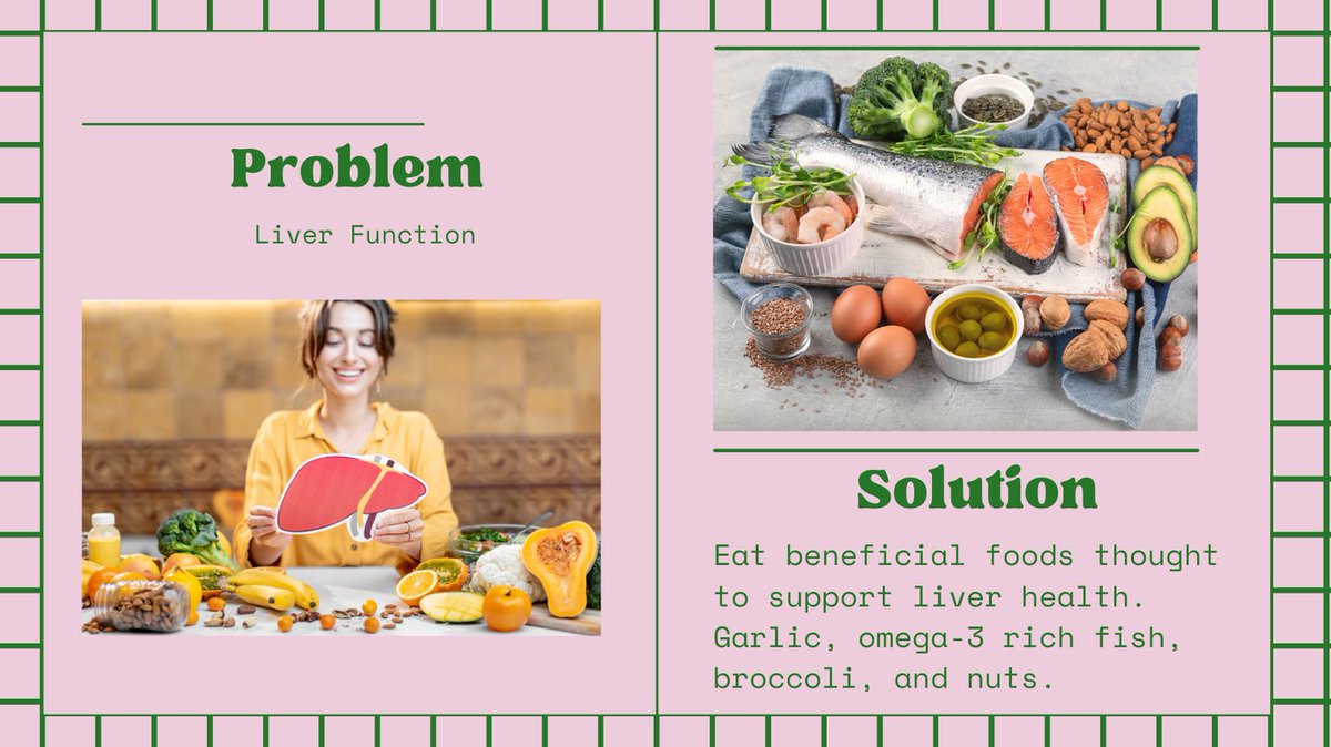Liver health is one topic that many people rarely think about—until there’s a health concern. Support liver health with foods like garlic, omega-3 rich fish, broccoli, and nuts. Eat fewer processed &amp; fried foods to help improve liver function. #Liverhealth #FLD #healthylifestyle