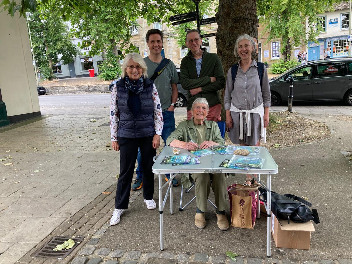 The intrepid Witney team out yesterday promoting tactical voting for PR-supporting, Lib Dem candidate, <a href="/cammaynard/">Charlie Maynard MP 🔶</a>.
