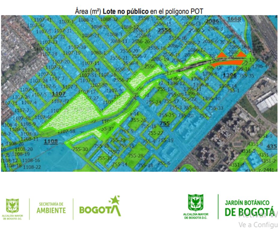 Seguimos en #AlertaPorMiAmbiente con el <a href="/BUCanalBoyaca/">Canal Boyacá Bosque Urbano</a> En naranja nos comparte <a href="/Ambientebogota/">Secretaría de Ambiente</a> en respuesta a otro #DerechoDePeticón unas zonas que no son públicas ¿Pero cómo si son parte de la ZMPA?
Seguimos buscando la consolidación y protección de este #BosqueUrbano
