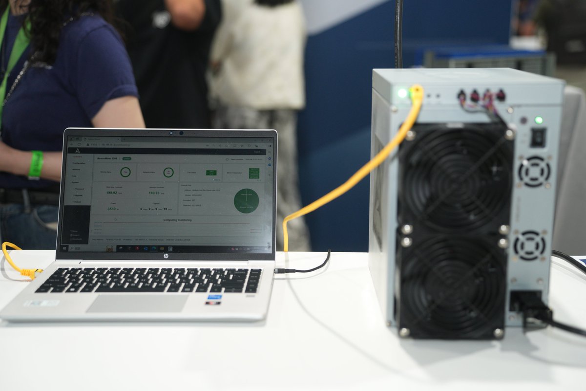 canaanio's tweet image. What an incredible time at @MiningDisrupt! We showcased the A1566I, built for high efficiency and stability. Thanks to all who visited our booth. Shoutout to Mr. Zhang for unveiling Canaan's ESG policy: a 2% voucher for miners using green energy for new orders. #MiningDisrupt2024