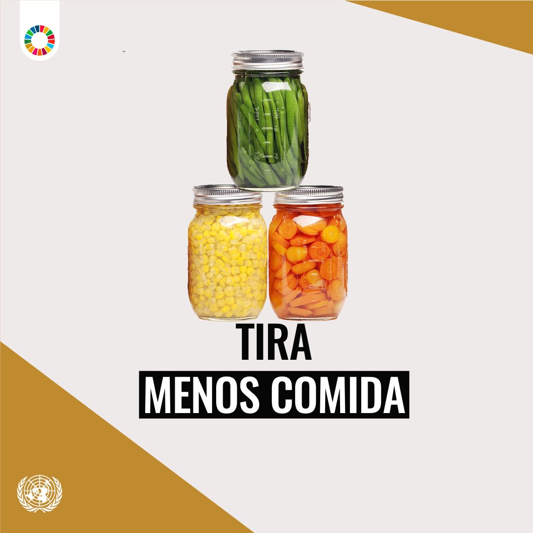 Consumimos como si no hubiera mañana. A este ritmo, necesitaremos tres planetas para abastecernos.

Utiliza iluminación eficiente, compra solo lo que necesitas y procura no desperdiciar alimentos.

#ActúaAhora para lograr los #ObjetivosMundiales. un.org/sustainabledev…