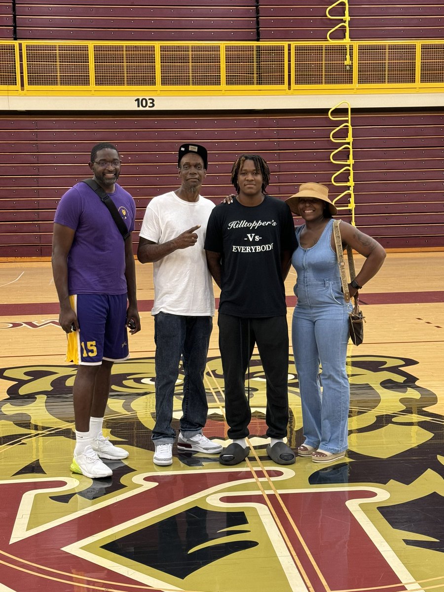 Robert Foster received an offer from Kutztown University after his visit. Robert is starting to rack up offers. Very proud of one of my “Day 1” players. No one is more deserving of these blessings.