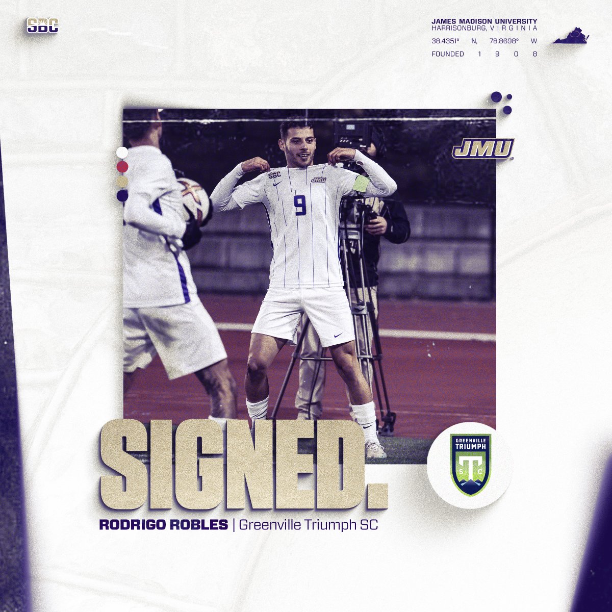 The ink is all dried up!

<a href="/Rodrigo10robles/">Rodrigo Robles</a> has signed his first pro contract with <a href="/GVLTriumph/">Greenville Triumph SC</a>!

📰 | bit.ly/4eGNT5H

#GoDukes