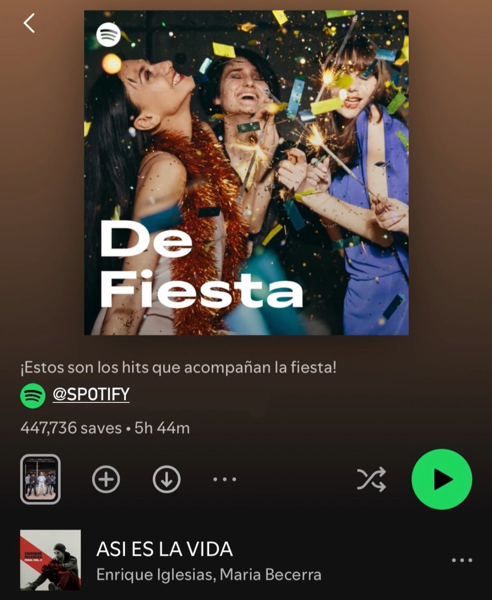 Fiesta, anyone? #ASIESLAVIDA <a href="/Spotify/">Spotify</a> open.spotify.com/playlist/37i9d…