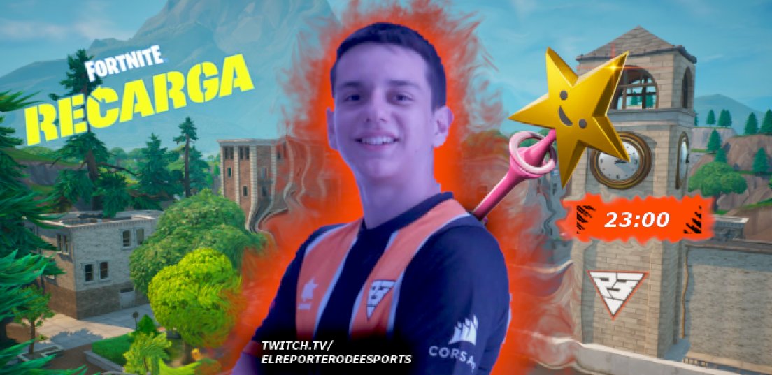 DIRECTO NOCTURNO!! 📺

Esta noche a las 23:00 estaremos en mi canal de Twitch probando el nuevo modo de Fortnite "Recarga" junto a <a href="/MarcoSalviTato/">MarcoTt</a> que ha sido el editor de este pedazo de cartel 🤩

¿Quién se pasará esta noche por el stream? 🤔