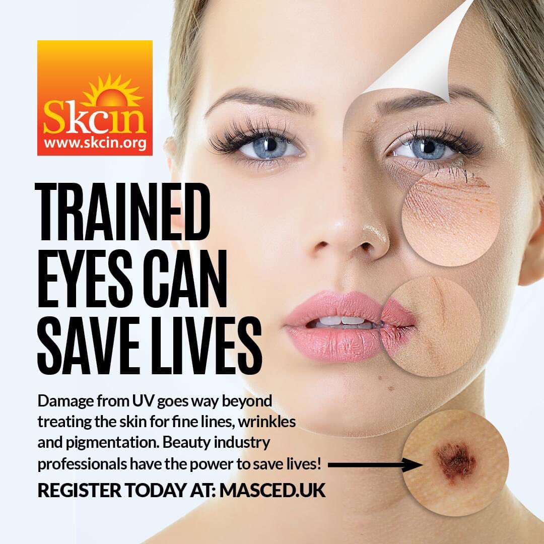 If you work in any industry that has regular observation of peoples’ skin - you are uniquely placed to spot the early signs of skin cancer and provide trusted advice and signposting for professional clinical assessment. Early detection, diagnosis and treatment SAVES LIVES!