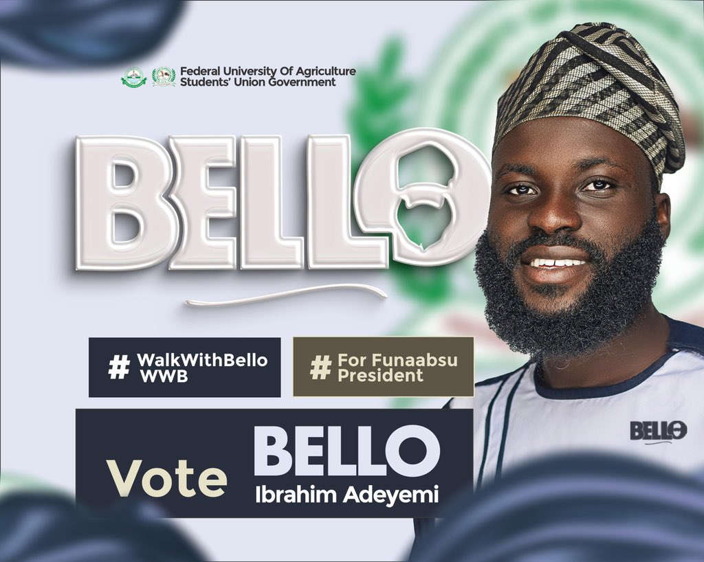 Write_WithBello's tweet photo. Vote BELLO for President

Let’s Unite Voices to Amplify Impact
Team Nexus🖤🖤🖤 https://t.co/OLb7QNOO10