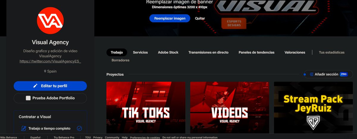VisualAgencyES_'s tweet image. ¡Descubre el poder de tu marca con Visual Agency! 🌟

Ofrecemos servicios de marketing, edición de video y diseño gráfico de primer nivel. Transforma tus ideas en realidades impactantes. 🚀✨

Explora nuestro portafolio: behance.net/VisualAgencyES

#Marketing #Diseño #EdiciónDeVideo