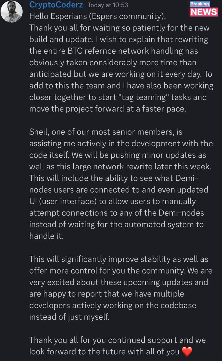 Quick heads up 
                                     
                                     ⬇️
#web3 #siteonchain #NFTonchain #NFT #Xnode #Deminode #FractalEngine #Espers #Bitcoin #altcoin #blockchain