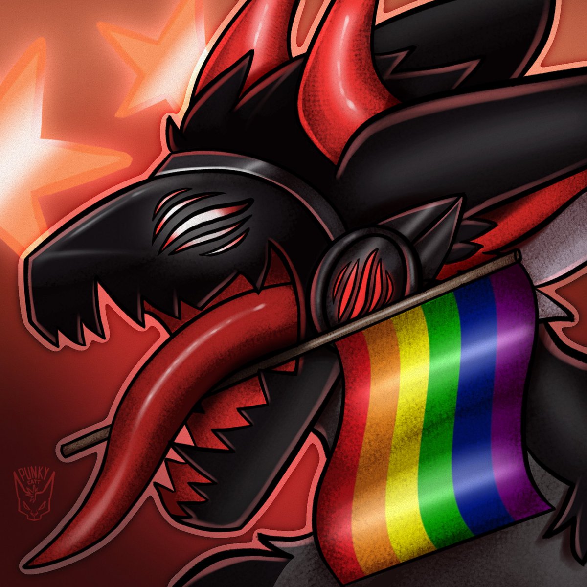ZoruSanru's tweet photo. Thank you @punky_catt for making me these pride icons for Zai and Milo! Love them so much! 😊 https://t.co/bAd0ZIIWqt