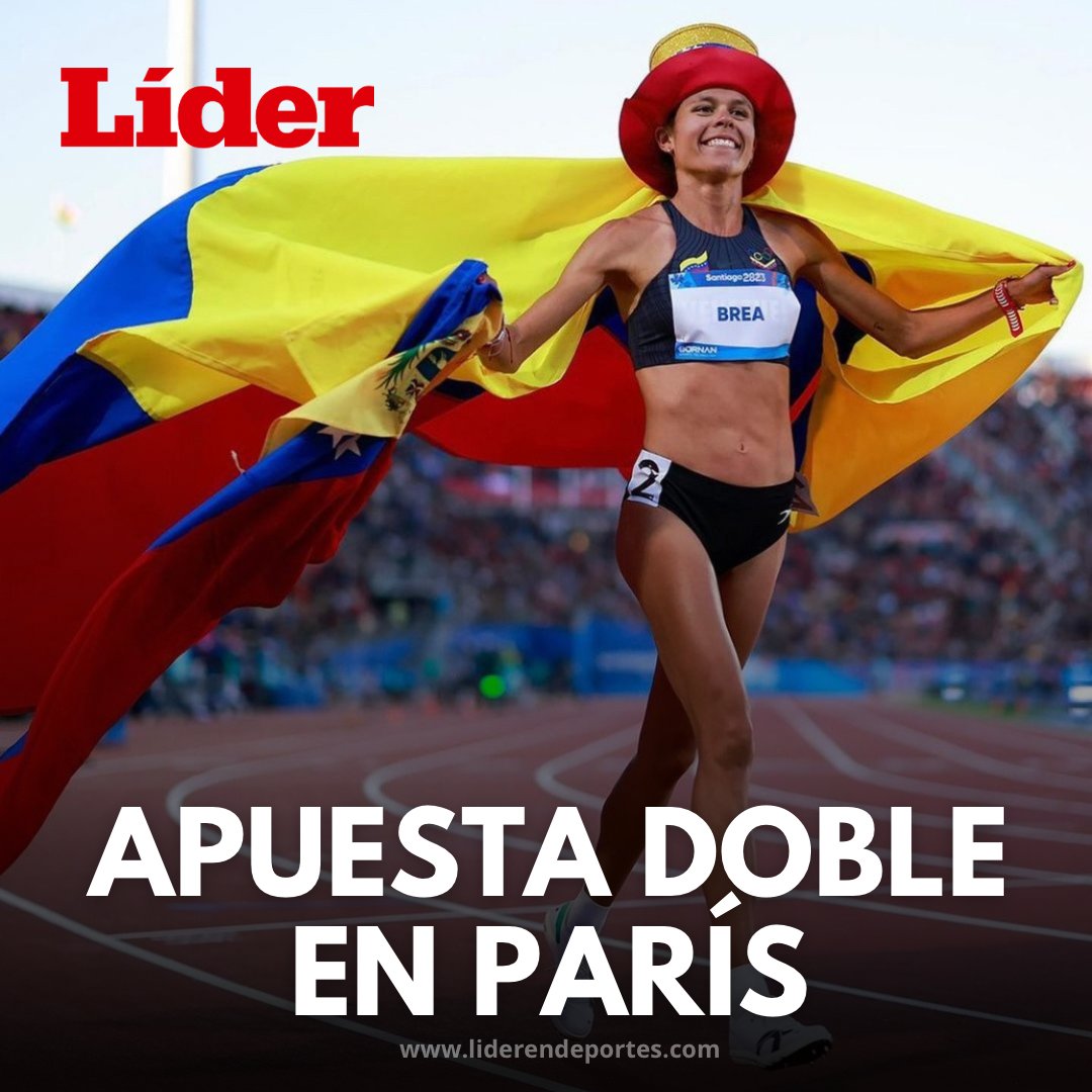 Líder en Deportes (@lideresdeporte) on Twitter photo ¡Por partida doble en <a href="/Paris2024/">Paris 2024</a>! 👏🏻🥳
📌 Joselyn Brea quien ya había sellado su clasificación en los 5.000 metros, consiguió también este martes su cupo en los 1.500
¡Por la gloria olímpica <a href="/JoselynBrea/">JoselynBrea</a>! 🔥🔥 ¡Por partida doble en <a href="/Paris2024/">Paris 2024</a>! 👏🏻🥳
📌 Joselyn Brea quien ya había sellado su clasificación en los 5.000 metros, consiguió también este martes su cupo en los 1.500
¡Por la gloria olímpica <a href="/JoselynBrea/">JoselynBrea</a>! 🔥🔥