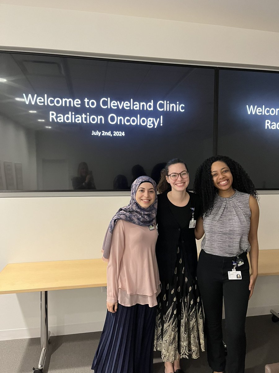 We are so excited to welcome our new PGY2s to Cleveland Clinic Rad Onc!! You made it!! 🎉