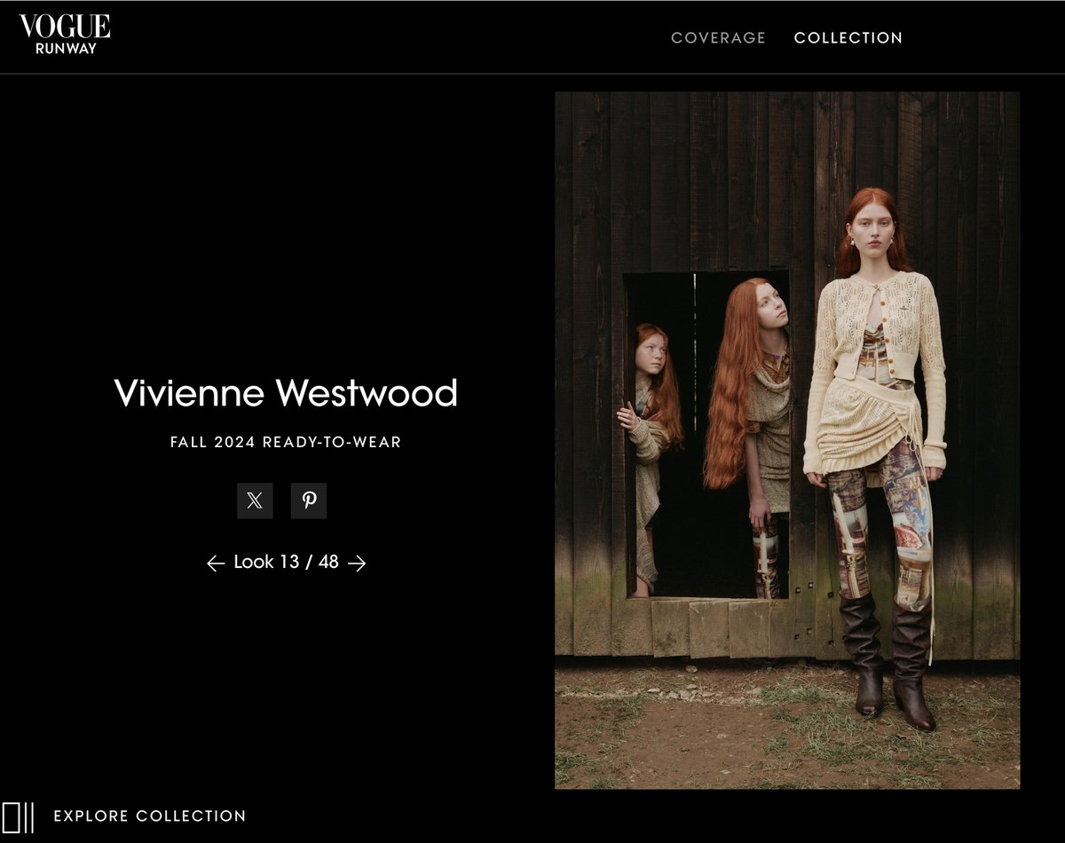 Willa Ava Johnson X Vivienne Westwood A/W 2024/25
Featured on Vogue

<a href="/FollowWestwood/">Vivienne Westwood</a> #viviennewestwood <a href="/voguemagazine/">Vogue Magazine</a> <a href="/VogueRunway/">Vogue Runway</a>