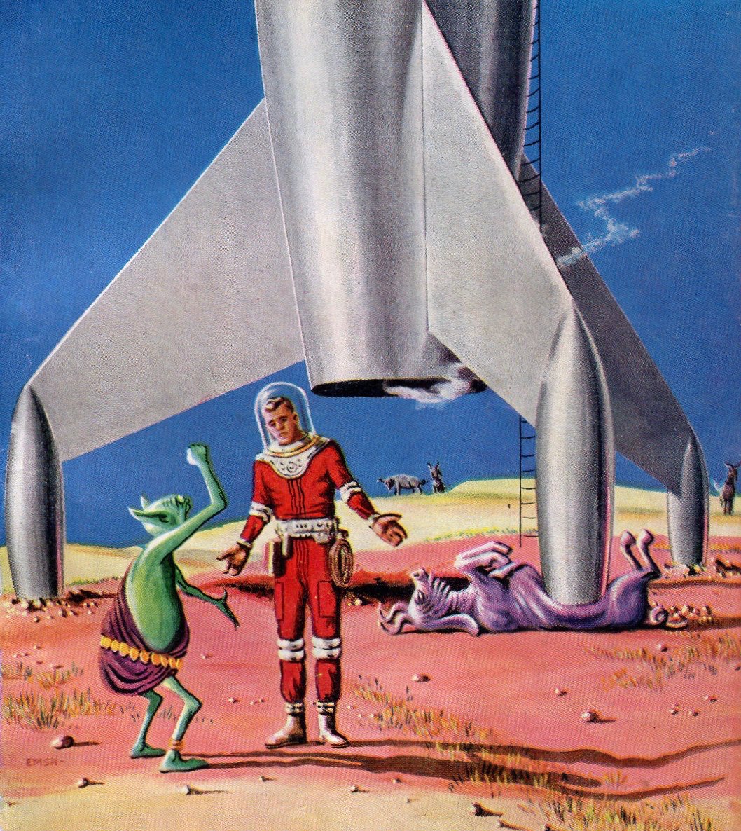 米SF雑誌/GALAXY/1959年12月号/表紙エド・エムシュウィラー 米SF雑誌