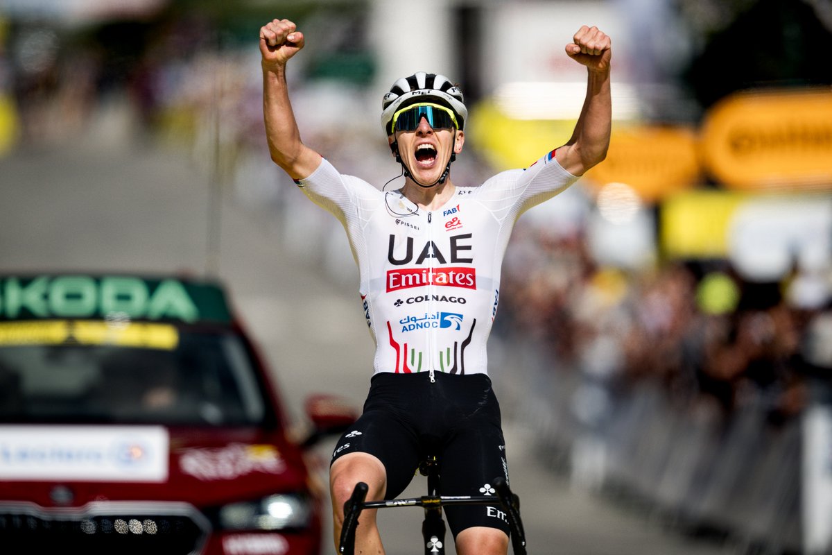 Impressive Pogi 
#TDF2024 
📸 Billy Ceusters / A.S.O.