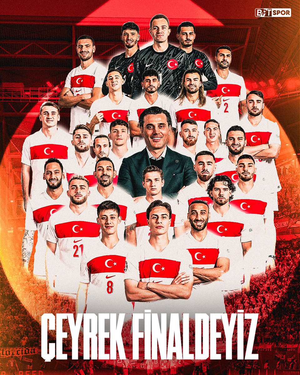 ÇEYREK FİNALDEYİZ!!! 🇹🇷🇹🇷

Milli takımımız, çeyrek finalde Hollanda'nın rakibi oldu. 🔥