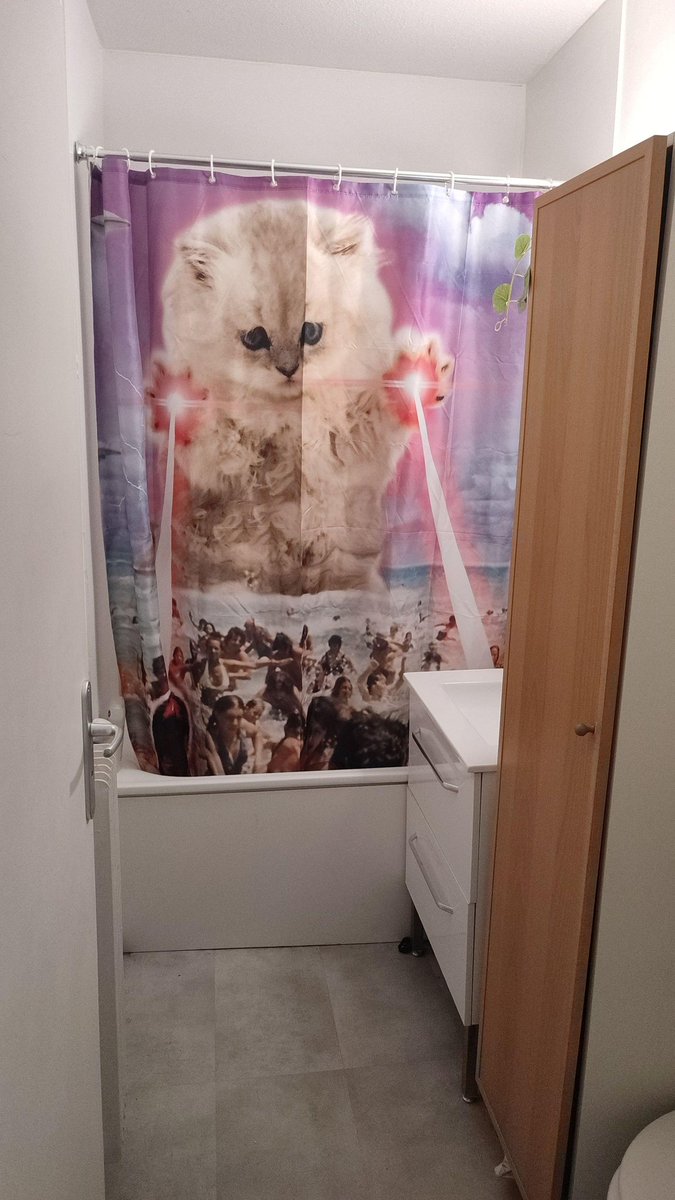 Endeurnight's tweet image. avis sur mon rideau de douche svp