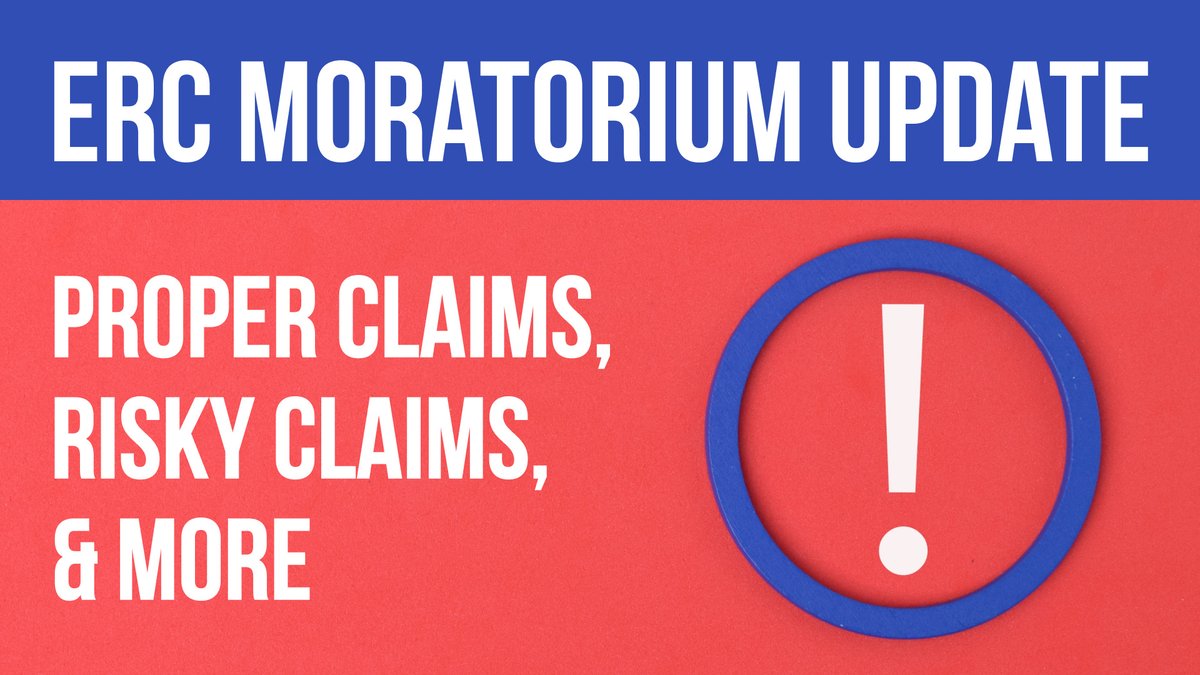 IRSTaxIssues's tweet image. The #IRS has extended the #ERC moratorium. Our new video breaks down the details of the new updates for the #EmployeeRetentionCredit. Watch here: bit.ly/4cr0ecn