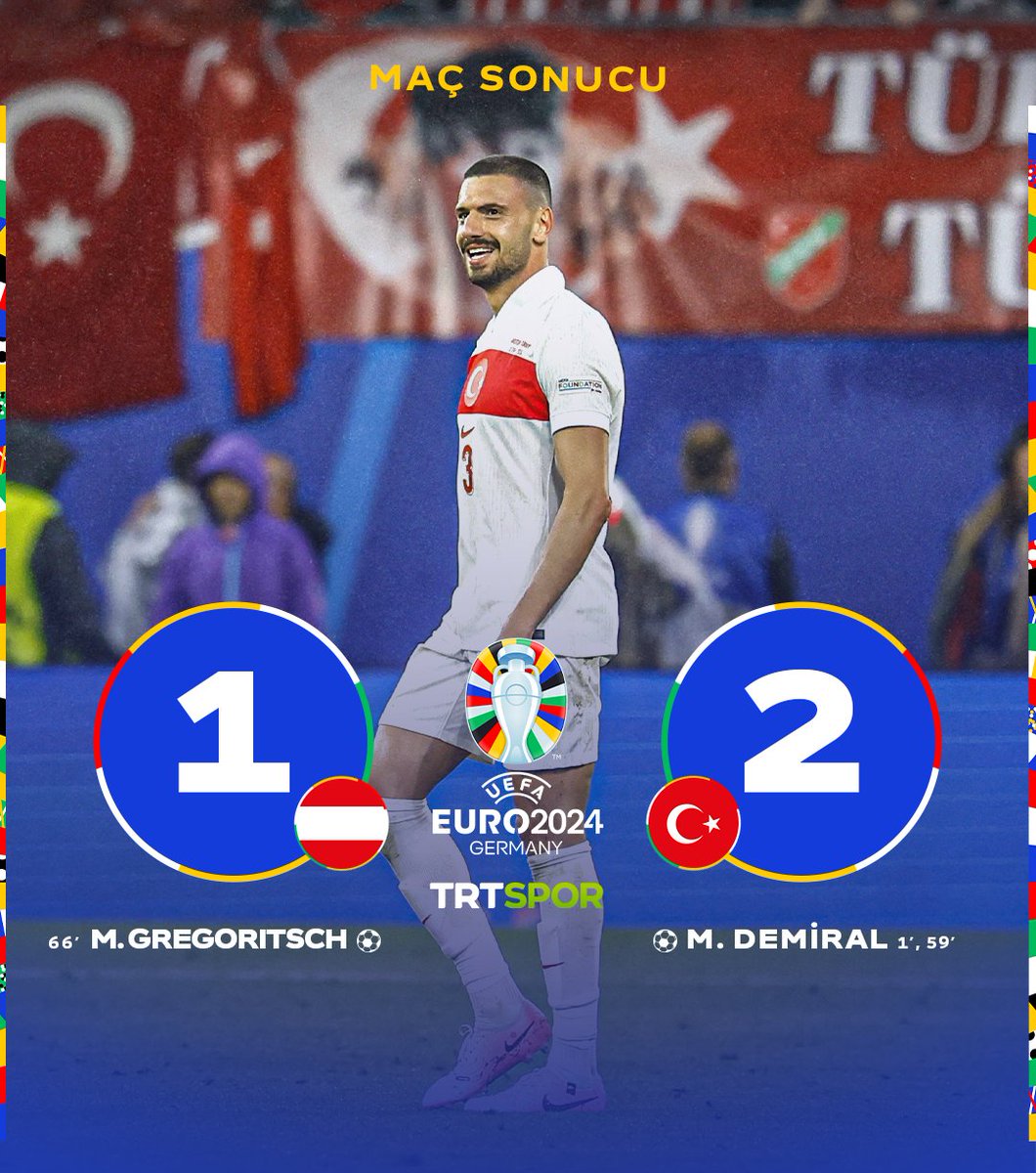 BERLİN'E GİDİYORUZ BERLİN'E!

👏 HARİKASINIZ ÇOCUKLAR HARİKA!

💪🇹🇷 BEKLE BİZİ HOLLANDA

#EURO2024 | #AUTTUR