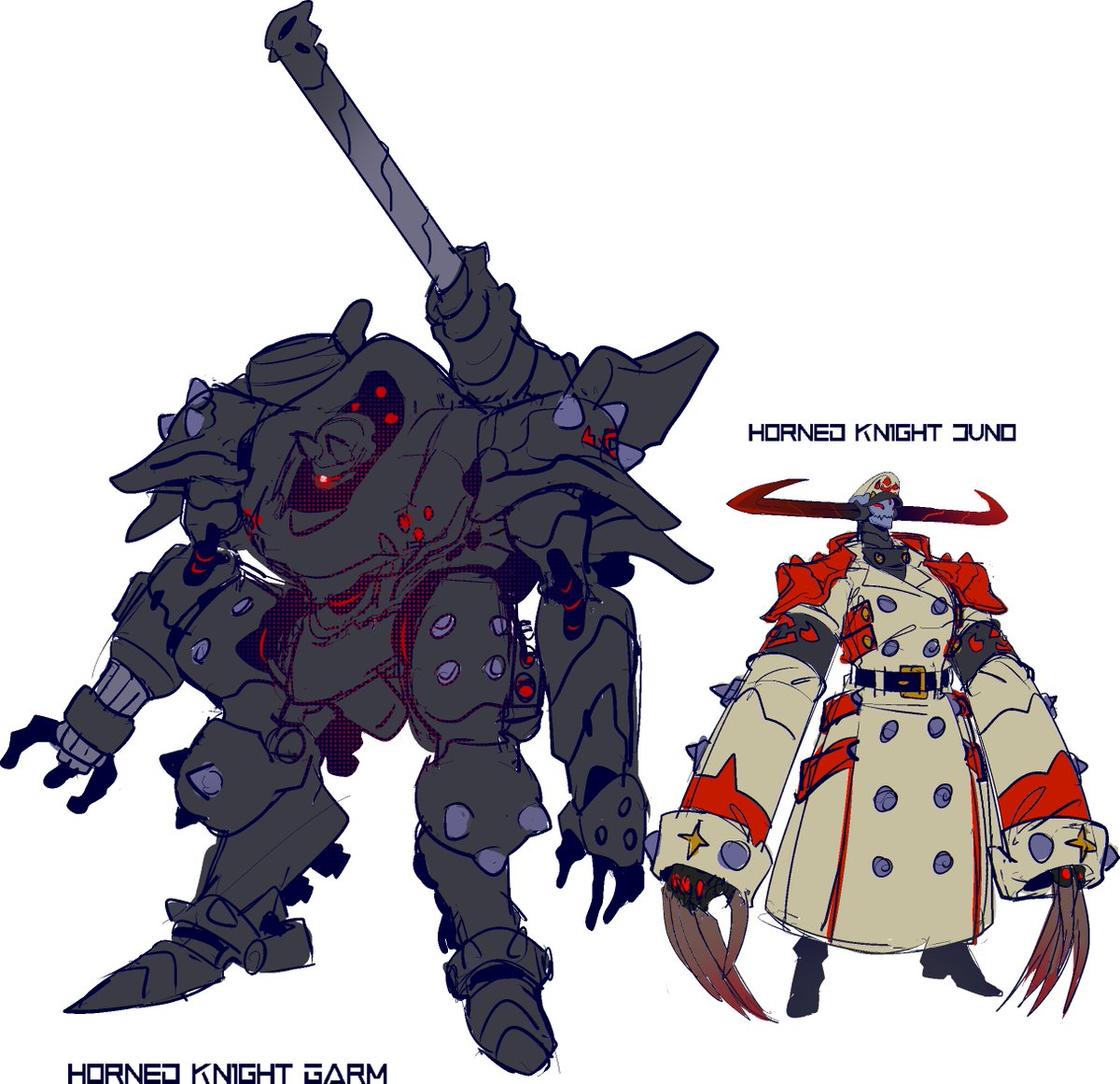 Gundemon Cyborg sketches