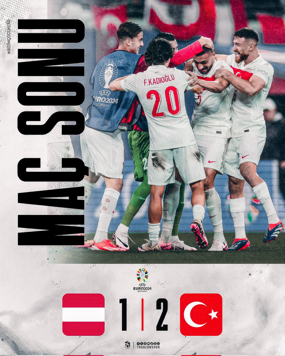 Çeyrek Finaldeyiz.
Tebrikler çocuklar. 🇹🇷