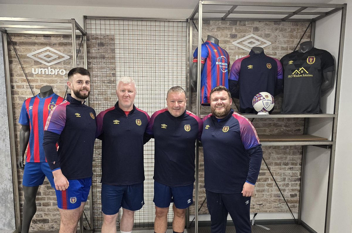 BallyfermotUSSC's tweet photo. We are delighted to announce our new Senior Sunday 1A Management Team of Barry Prenderville, Mark "Jacko" Darcy, Adam Mason and Leigh Scanlon. 

The Club would like to wish the lads the very best of luck in their new roles. 

@LSLLeague @AlQuinn2015 https://t.co/qwsLGg9HST