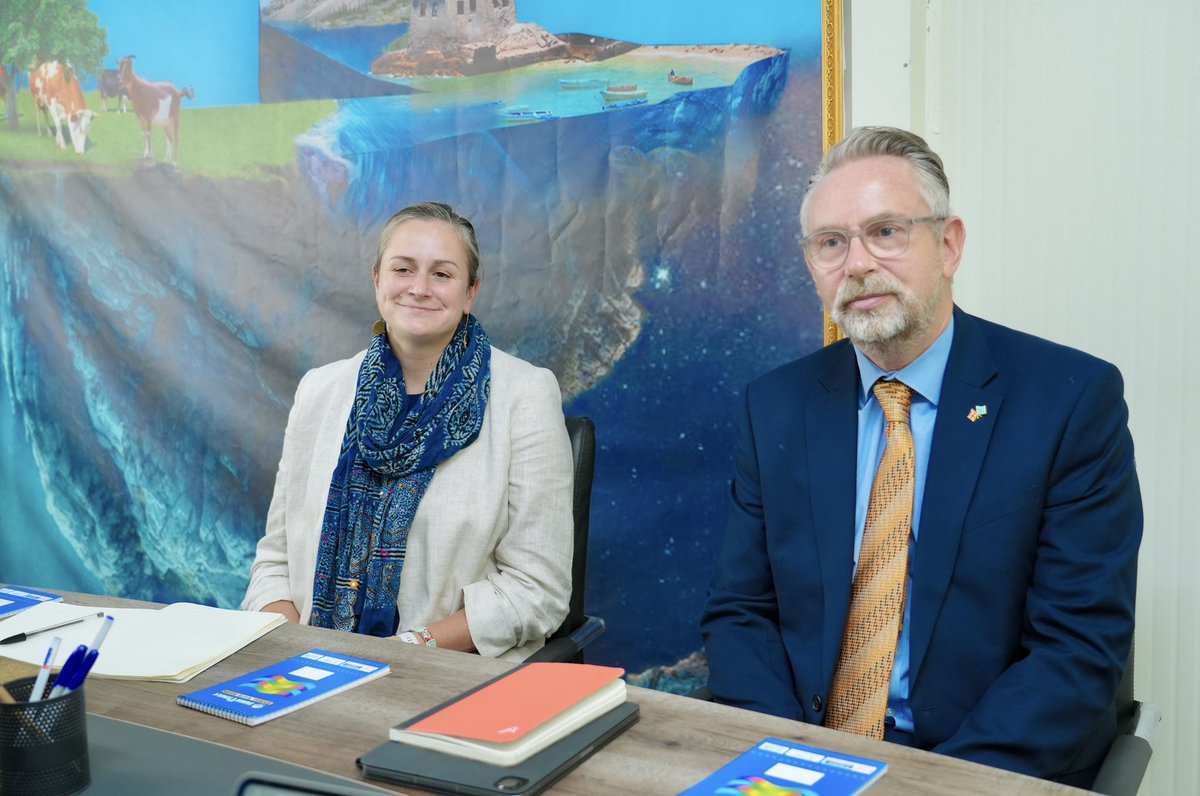 Had a productive meeting with FCDO Director of Development <a href="/PycroftC/">Christopher Pycroft</a>. We discussed our shared climate objectives, progress on the Taskforce for Access to Climate Finance, and plans for #COP29. Grateful for the UK's support as Somalia takes its seat at the UN Security Council.