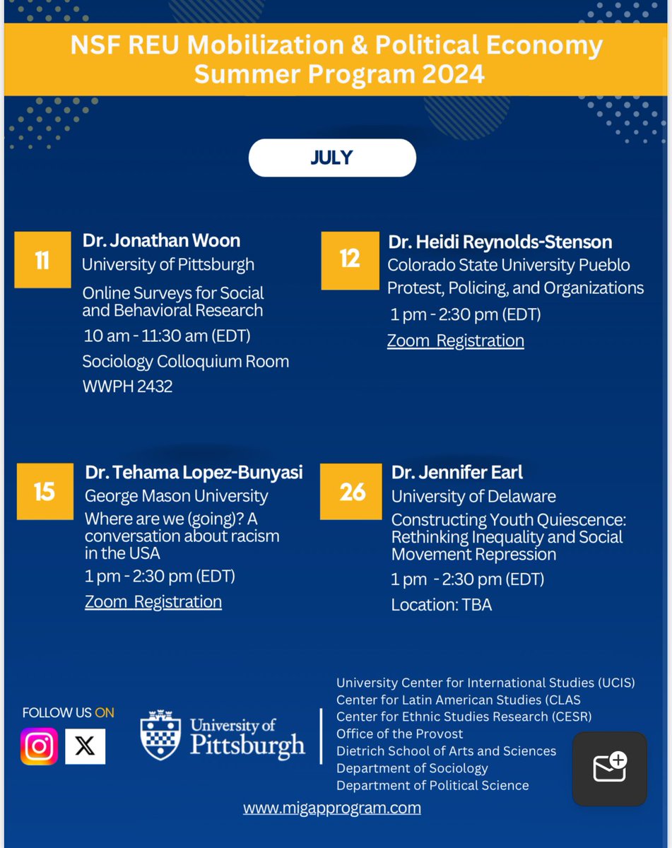 migapprogram's tweet image. New MPE Program Workshops to plan for! You do NOT want to miss out 😁!

Everyone is welcome! Join our Fellows in hearing these hardworking career professionals!

Link 🔗 to register for Zoom workshops: 

migapprogram.com/zoom-registrat…