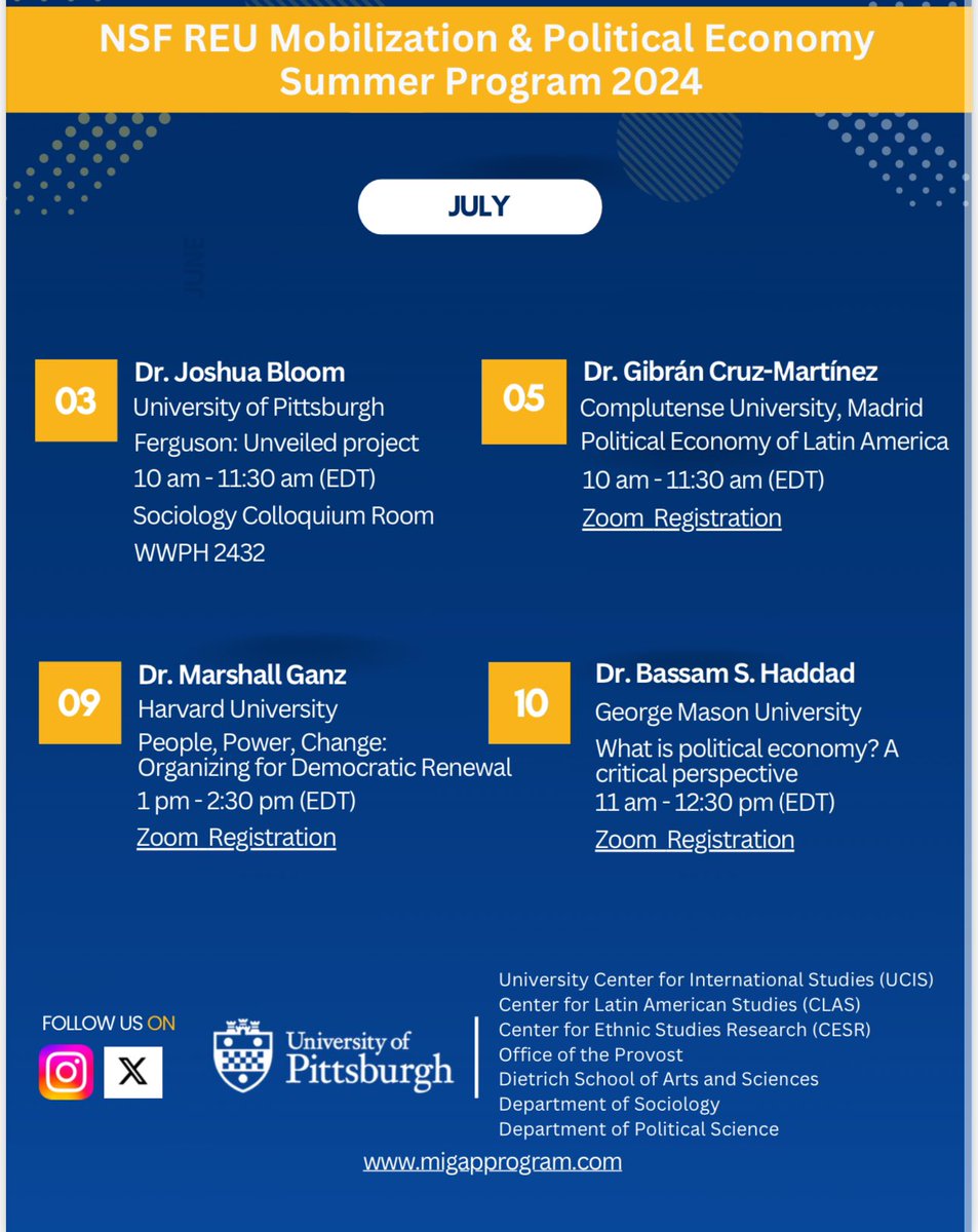 migapprogram's tweet image. New MPE Program Workshops to plan for! You do NOT want to miss out 😁!

Everyone is welcome! Join our Fellows in hearing these hardworking career professionals!

Link 🔗 to register for Zoom workshops: 

migapprogram.com/zoom-registrat…