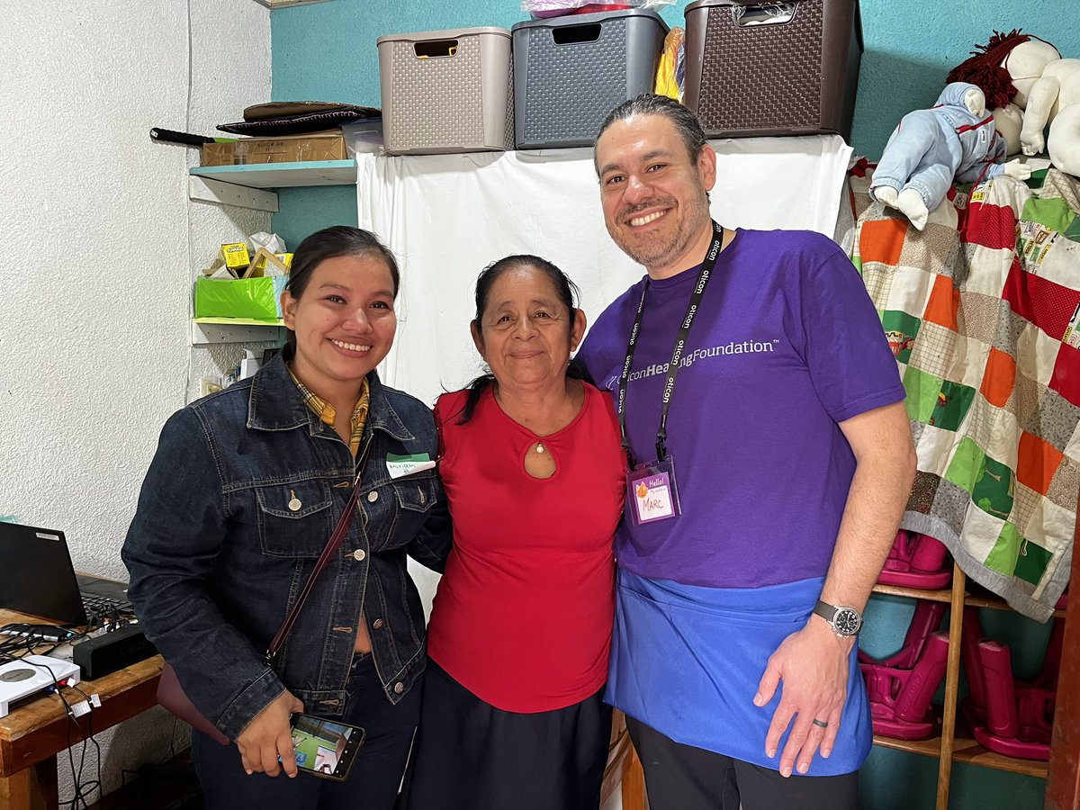 How does the fitting of a hearing aid impact one’s livelihood?

Marcos Garcia, Au.D. shares his experience with Miriam and her aunt during our mission in Guatemala.

Read Marcos’ recap here ➡️ instagram.com/p/C4yZnMQP_2k/…

#oticon #oticonfoundation #volunteerism