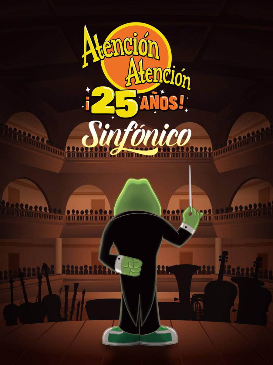 Pendiente a las redes porque seguimos celebrando nuestro 25 aniversario y ahora con un show muy especial para nosotros. Atención Atención Sinfónico.
Pronto a la venta. #atencionatencion
