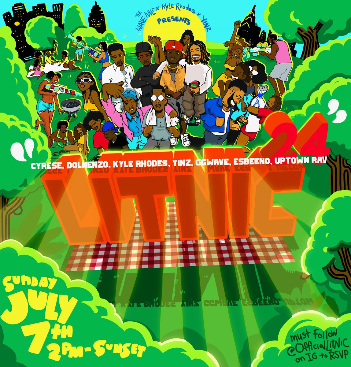 👀 Its a Wave Weekend July 6th Day Wave @ The DL. And the almighty on July 7th
