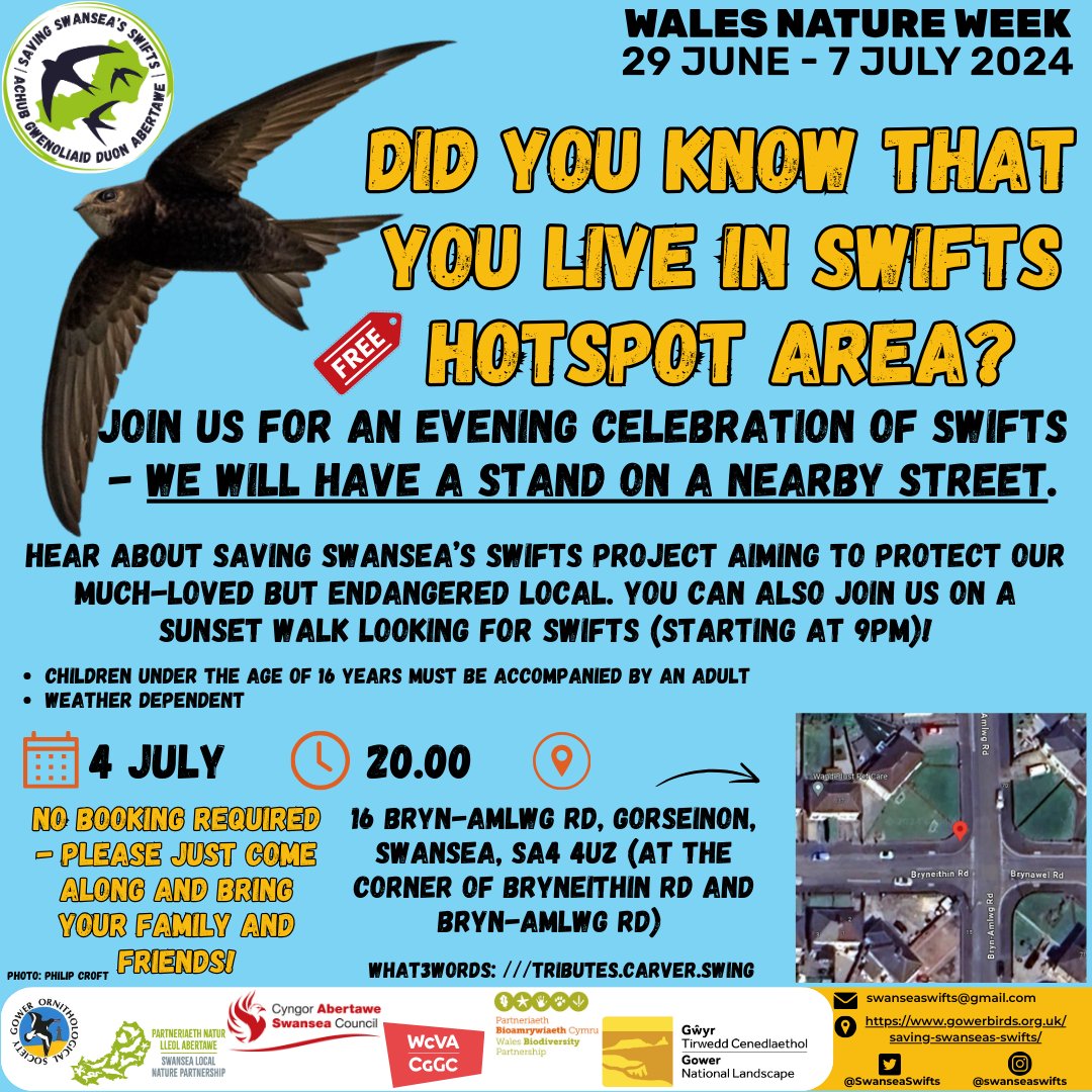 We had a great first group survey on Monday. Well attended and great to meet some local residents and see two nest entrances.

Our next survey is on Thursday (4th) in Gorseinon.
All are welcome, no need to book. Would be great to see you there. (there will also be cookies)