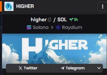 highercoin_sol's tweet photo. DEX PAID!!  Join us                                 https://t.co/kcY3bKanXR $higher https://t.co/z5KdCy2yfR