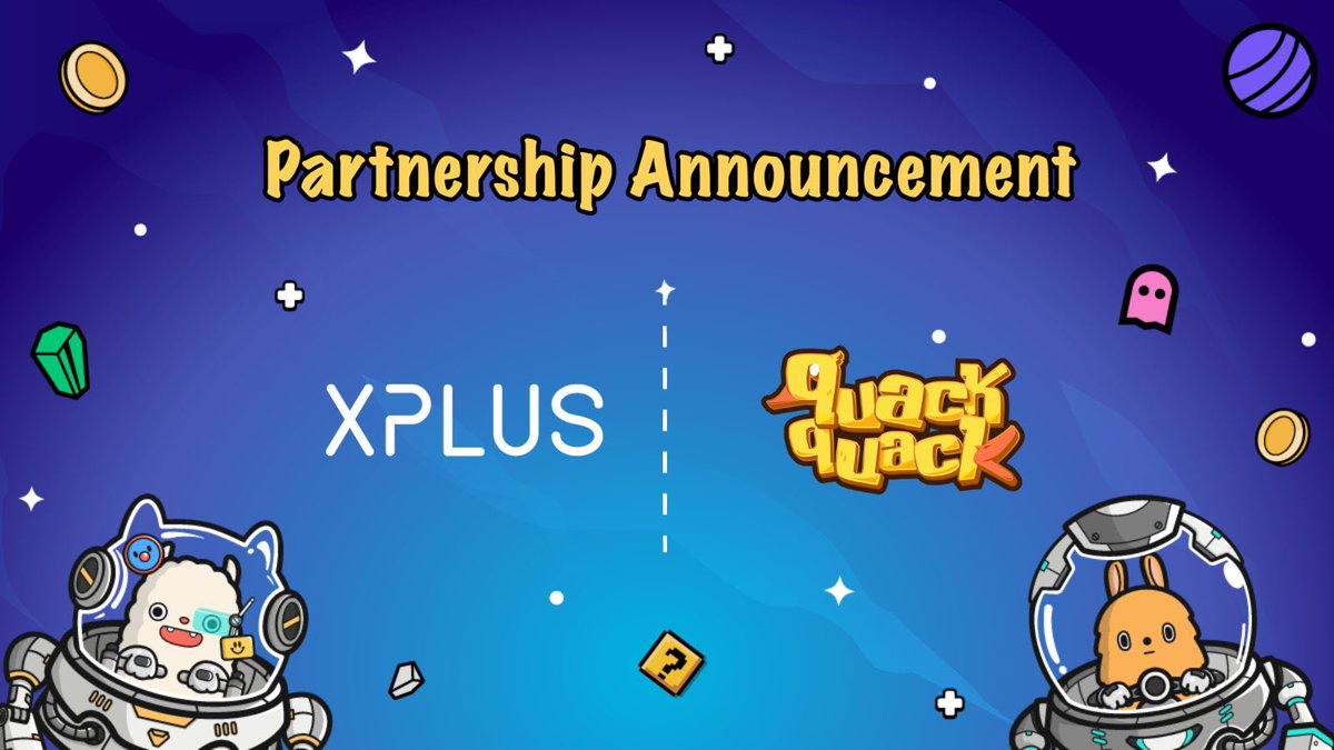 s0meone_u_know's tweet photo. BREAKING: XPlus just secured the partnership with Quack Quack 💎🦆 https://t.co/YeqGAk29dQ