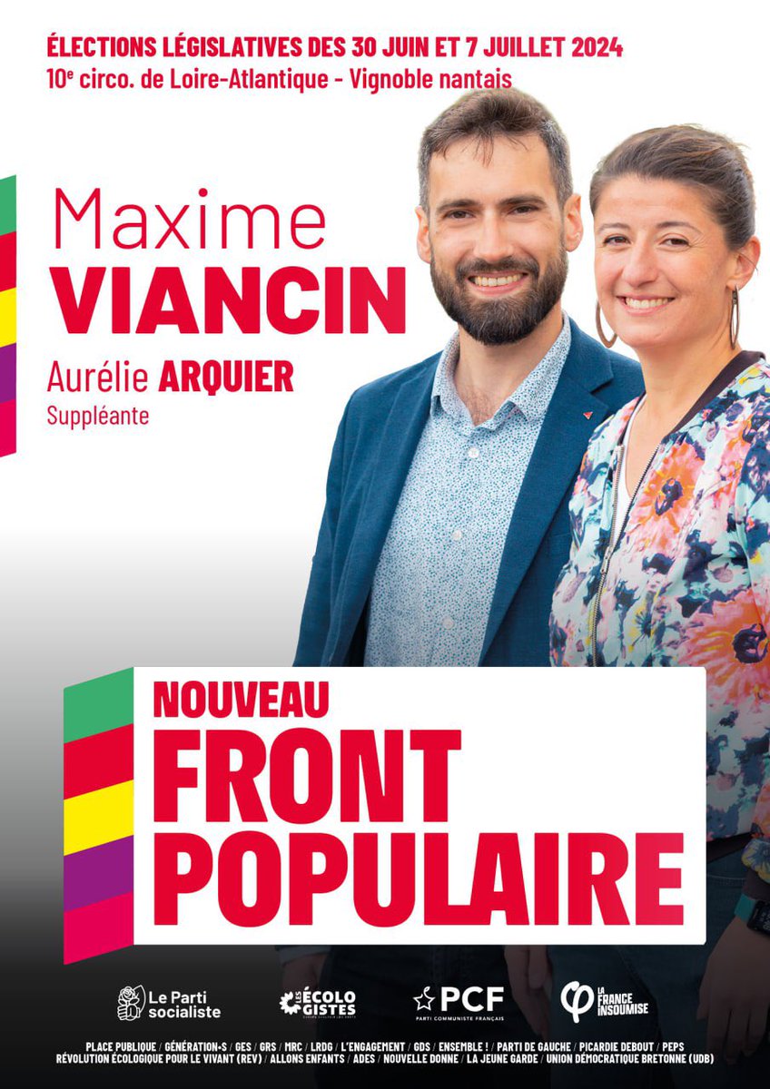 vinmagre's tweet photo. Beaucoup de monde ce soir aux Sorinières pour le dernier grand meeting du #NouveauFrontPopulaire Dimanche, votons utile, votons @MaximeViancin et Aurélie Arquier #2etour #circo4410 #legislatives2024 https://t.co/oYX5E1iRB1