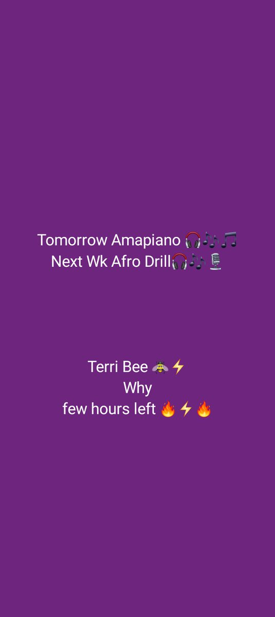 luvbirdz12's tweet photo. Dropping a bit (few hours left)⚡🔥🎧🎶🎵🎙️🐝🐝🐝

#terribee #lovebirdzz #olamide #foryou #trendingpost #grammy #wizkidfc #slimcase #blord #tundednut #verydarkman https://t.co/JGDYoXFySG